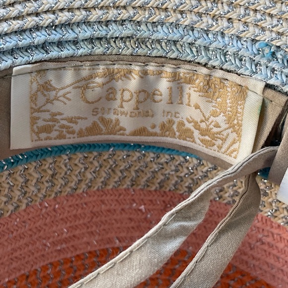 Cappelli Pastel Metallic Paper Wide Brim Hat - Picture 6 of 8